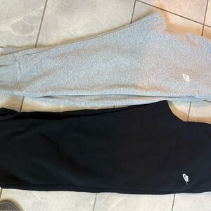 Nike  sweatpants 2- PAIR Black and Gray Sweatpants